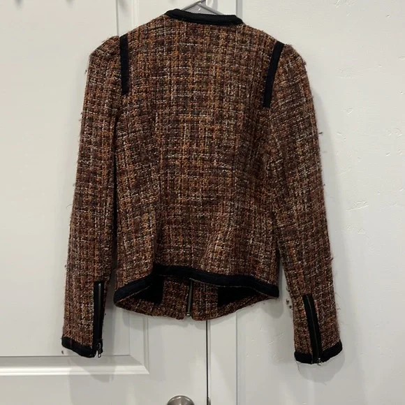 FREE PEOPLE Women's Coco Tweed Jacket Size 4 - Picture 9 of 9